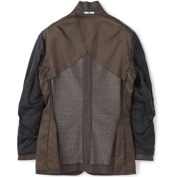 シルバーライン 【発送在庫あり】【CLASSICO TAPERED】【秋冬】2釦シングルスーツ 1タック/ブラウン/CANONICO 1663 fabric made in italy/※裾上げ必要 茶中間