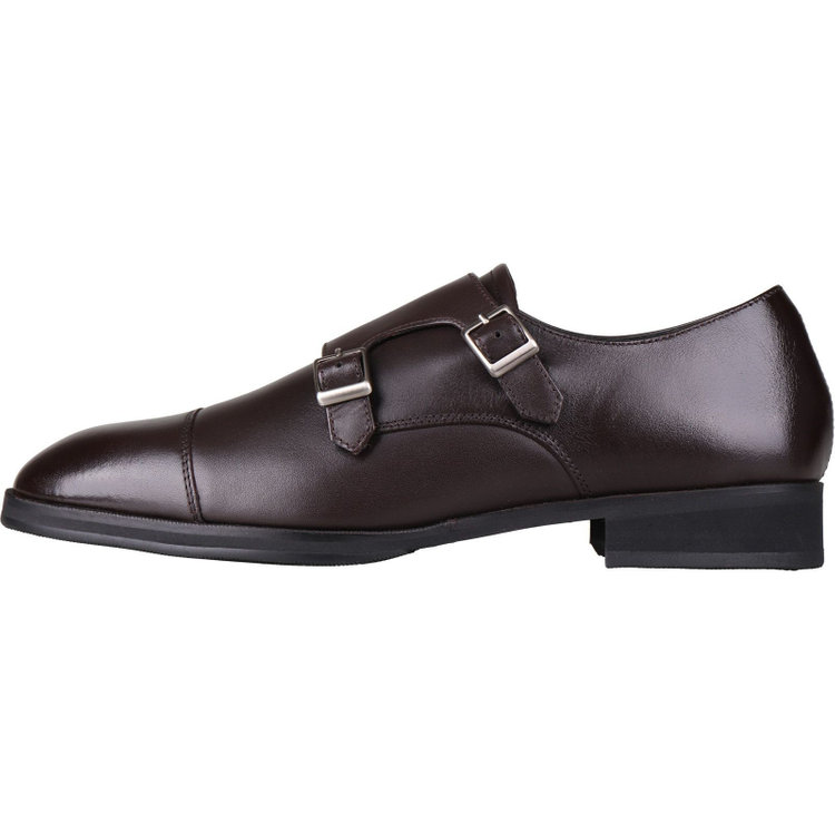 ブラックライン 【BL】ダブルモンクストラップ ドレスシューズ/ブラウン/牛革(LWG)/マッケイ製法/Vibram ブラウン系(茶)