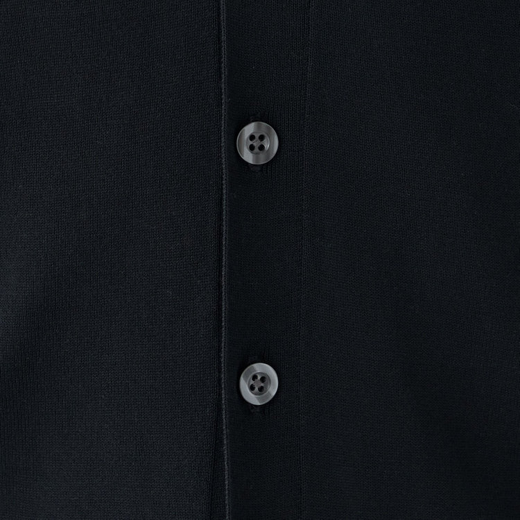 スーツセレクト 【RBC】【春夏】コットンレーヨンニットカーディガン/ブラック 黒