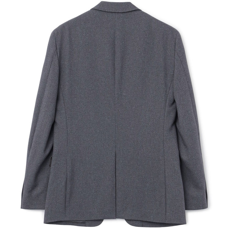 ブラックライン 【SLIM TAPERED_2】【年間】2釦シングルスーツ 0タック/グレー/ウエストシャーリング/4S SUSTAINABILITY&ECOLOGY FABRIC/ウォッシャブル/※パンツ裾上げ済仕様 グレー中間