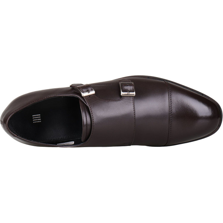 ブラックライン 【BL】ダブルモンクストラップ ドレスシューズ/ブラウン/牛革(LWG)/マッケイ製法/Vibram ブラウン系(茶)