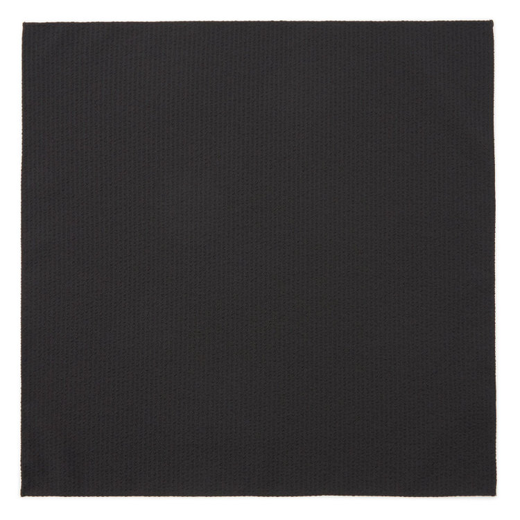 シルバーライン シアサッカーポケットチーフ/ブラック 黒