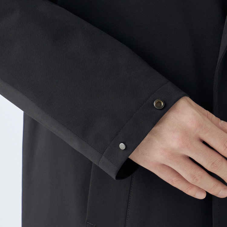 ブラックライン 【BL】ダブルラグランベルテッドコート/ブラック/WATERPROOF/4S SOLOTEX 黒