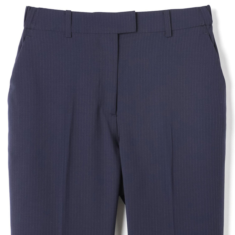 スーツセレクト 【SUIT SELECT×Samantha Thavasa】【年間】ストレートパンツ/ネイビー×ストライプ/4S/マシンウォシャブル/※裾上げ必要 紺中間