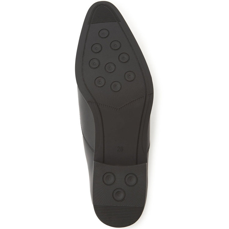 シルバーライン ストレートチップ ドレスシューズ/ブラック/革 (LWG)/セメント製法/28.0㎝・29.0㎝ 黒