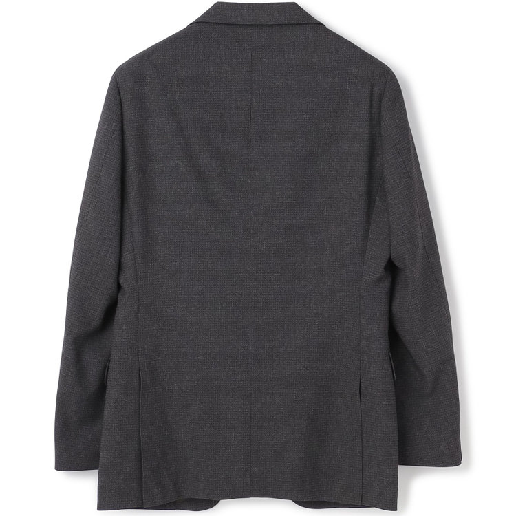 シルバーライン 【CLASSICO TAPERED】【秋冬】2釦シングルスーツ 1タックテーパードパンツ/グレー×ドビー/ウエストムーブ/4S SUSTAINABILITY&ECOLOGY FABRIC/※パンツ裾上げ済仕様 グレー中間