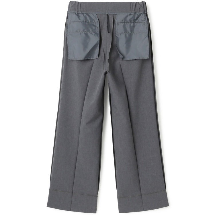 シルバーライン 【RELAX WIDE】【春夏】 2釦シングルジャケットワイドパンツスーツ/グレー/4S SUSTAINABILITY&ECOLOGY FABRIC/※パンツ裾上げ済仕様 グレー濃色