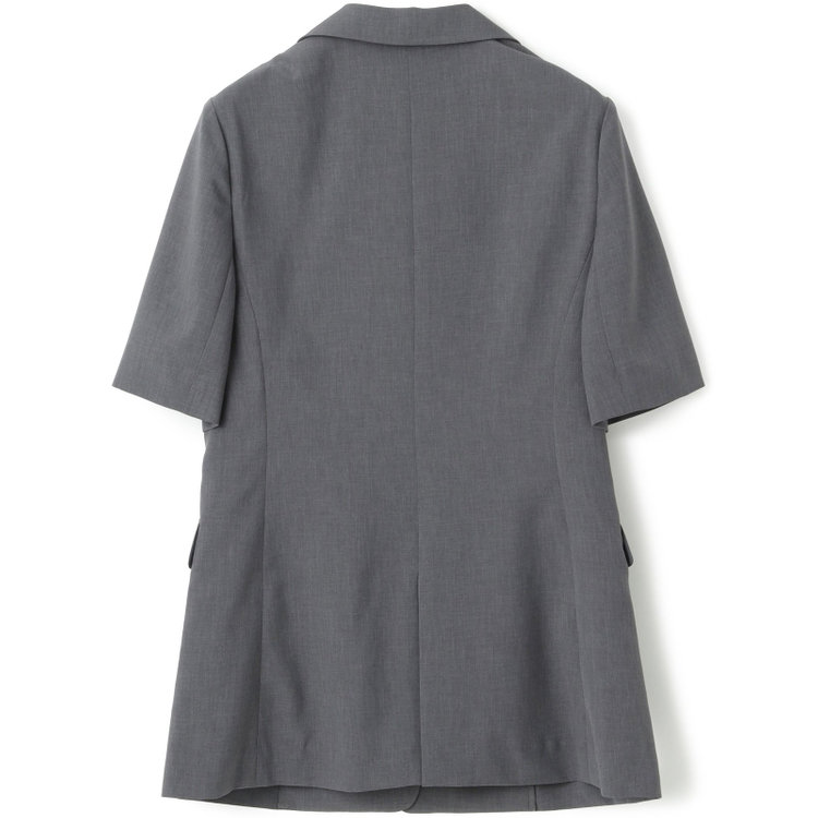 シルバーライン 【RELAX WIDE】【春夏】 2釦シングルジャケットワイドパンツスーツ/グレー/4S SUSTAINABILITY&ECOLOGY FABRIC/※パンツ裾上げ済仕様 グレー濃色