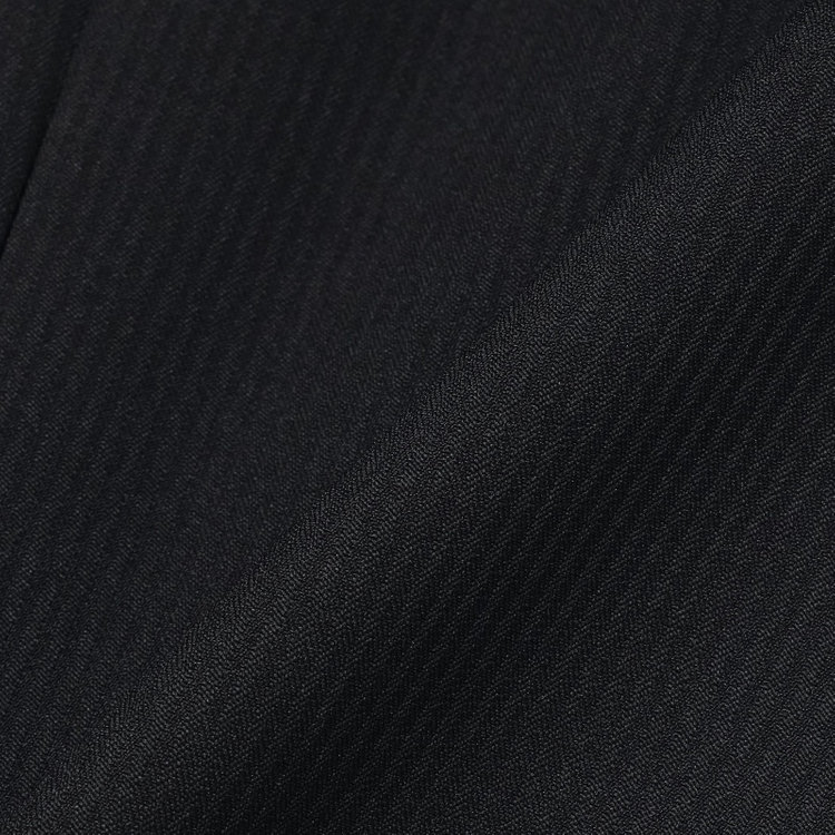 ブラックライン 【KSW】【年間】2釦シングルスーツ 0タック/ブラック×シャドーストライプ/ウォッシャブルパンツ※裾上げ必要 黒