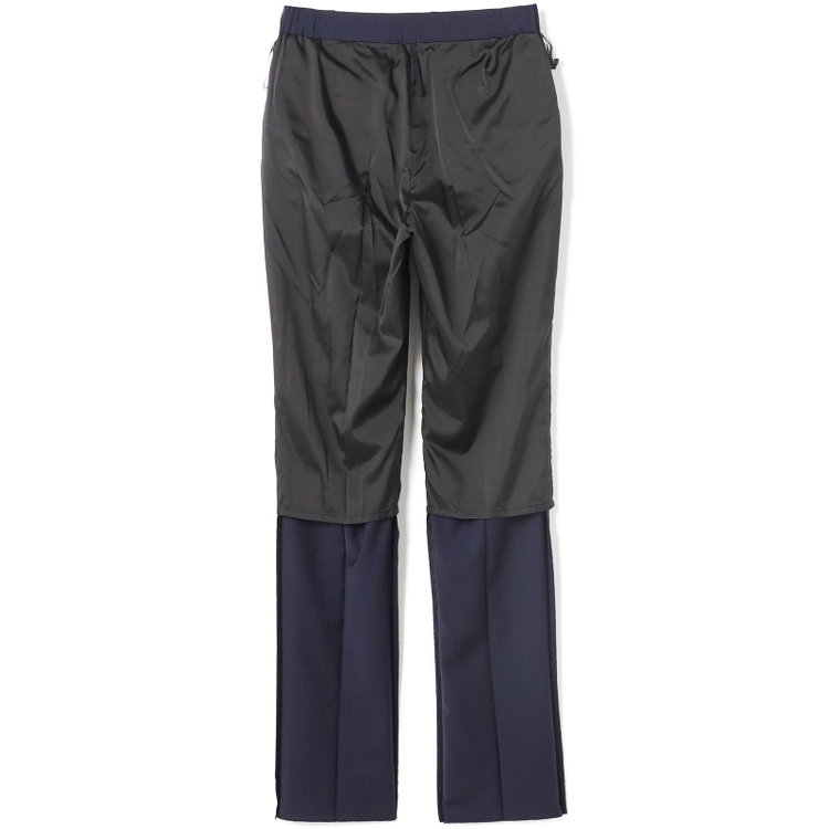 スーツセレクト 【SUIT SELECT×Samantha Thavasa】【年間】ストレートパンツ/ネイビー×ストライプ/4S/マシンウォシャブル/※裾上げ必要 紺中間