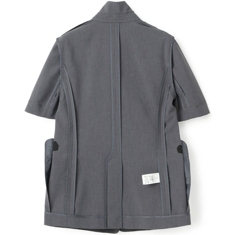 シルバーライン 【RELAX WIDE】【春夏】 2釦シングルジャケットワイドパンツスーツ/グレー/4S SUSTAINABILITY&ECOLOGY FABRIC/※パンツ裾上げ済仕様 グレー濃色