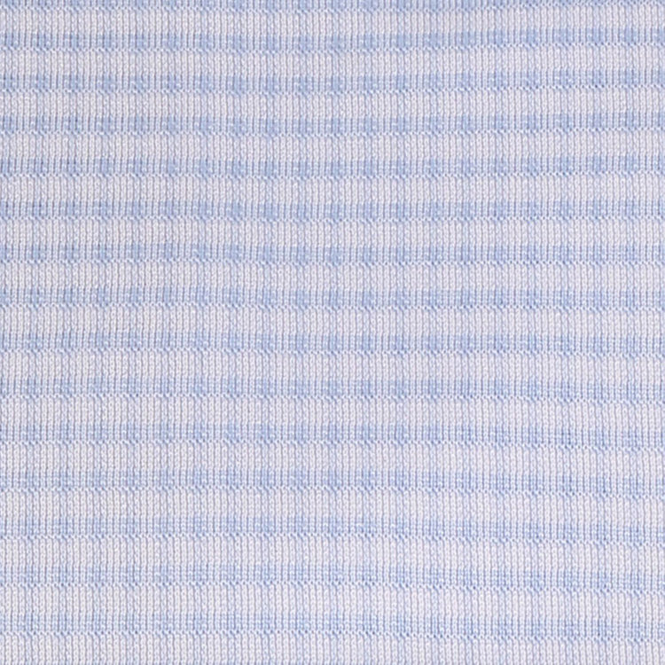 ブラックライン 【発送在庫あり】【BL】クレリックボタンダウンカラーワイシャツ/襟袖口：ホワイト+サックス＆ホワイト×チェック/「4S」スーパーノンアイロン・ストレッチ 青中間