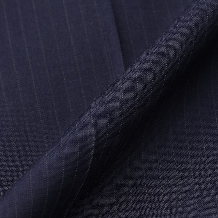 スーツセレクト 【SUIT SELECT×Samantha Thavasa】【年間】ストレートパンツ/ネイビー×ストライプ/4S/マシンウォシャブル/※裾上げ必要 紺中間