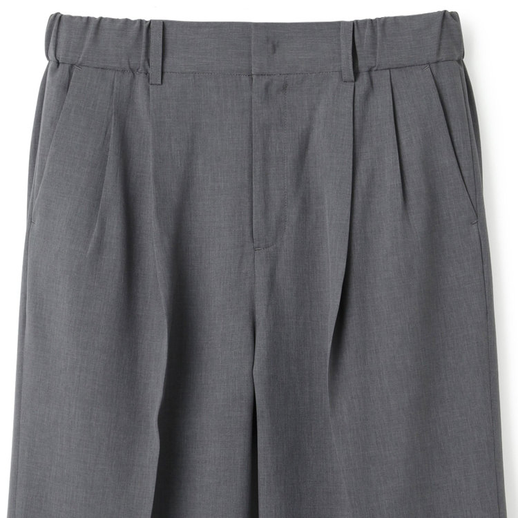 シルバーライン 【RELAX WIDE】【春夏】 2釦シングルジャケットワイドパンツスーツ/グレー/4S SUSTAINABILITY&ECOLOGY FABRIC/※パンツ裾上げ済仕様 グレー濃色