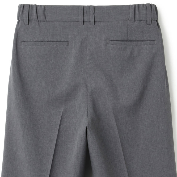 シルバーライン 【RELAX WIDE】【春夏】 2釦シングルジャケットワイドパンツスーツ/グレー/4S SUSTAINABILITY&ECOLOGY FABRIC/※パンツ裾上げ済仕様 グレー濃色
