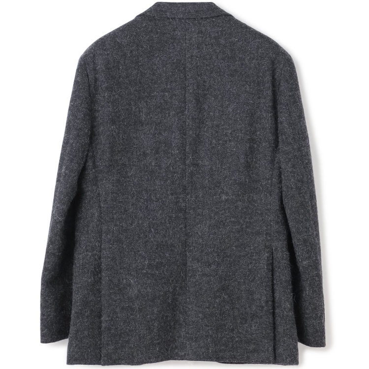 シルバーライン 【発送在庫あり】【Just Loose】【秋冬】2釦ジャケット/グレー+ツイード/MALLALIEUS 1863 woven in englan グレー濃色