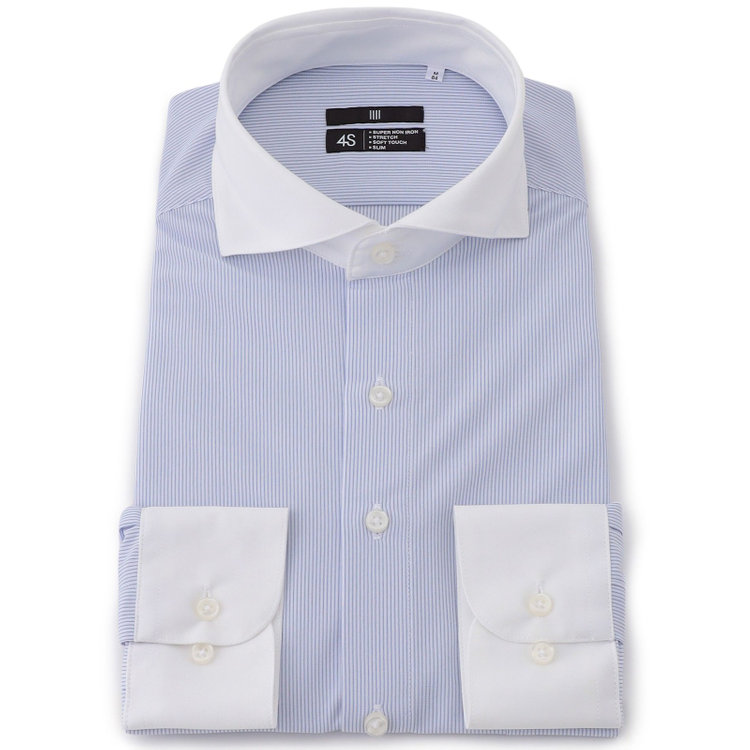 男女兼用 スキッパーボタンダウンシャツ CH4420-0 ホワイト 4L