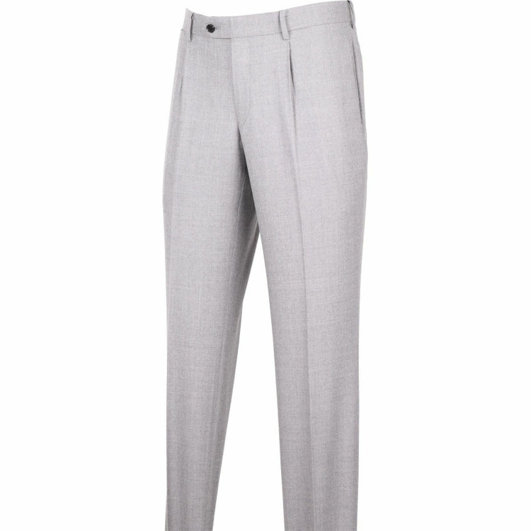 SUIT SELECT　アウトレット 【WEB限定/OUTLET/汚れ・キズ等有】【WEB限定/OUTLET】【CLASSICO TAPERED】【秋冬】ウールブレンドパンツ 1タック/ライトグレー※裾直し必要 グレー系(灰)