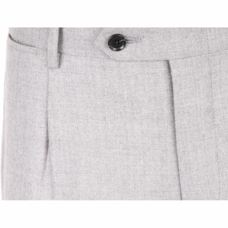 SUIT SELECT　アウトレット 【WEB限定/OUTLET/汚れ・キズ等有】【WEB限定/OUTLET】【CLASSICO TAPERED】【秋冬】ウールブレンドパンツ 1タック/ライトグレー※裾直し必要 グレー系(灰)