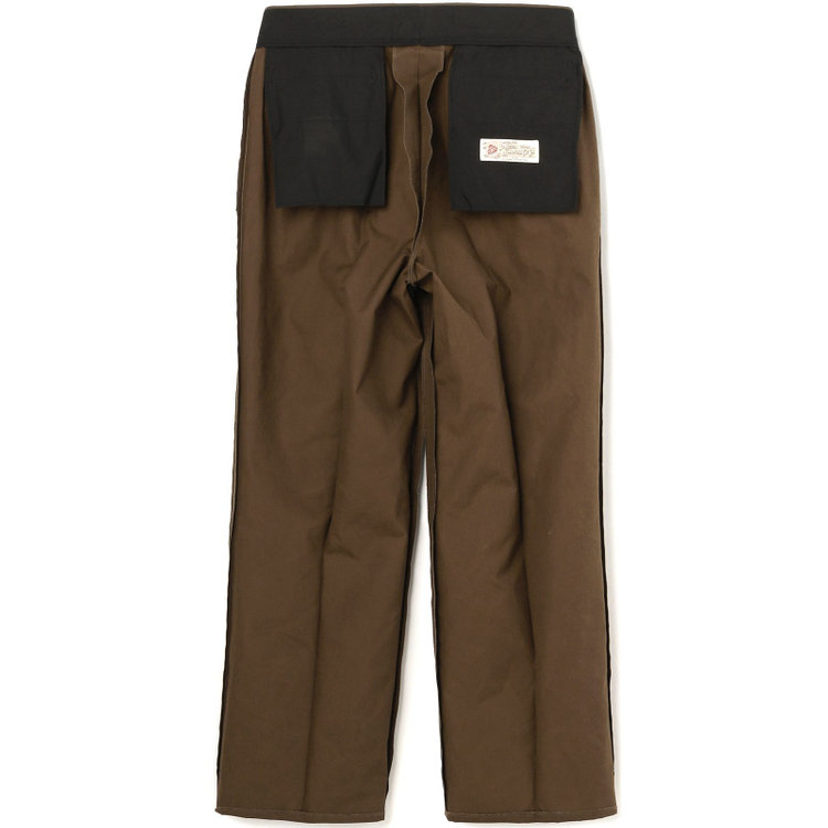 シルバーライン 【Take.it.easy】ワイドグルカパンツ/ブラウン/British millerain cotton100%/※裾上げ必要 茶中間