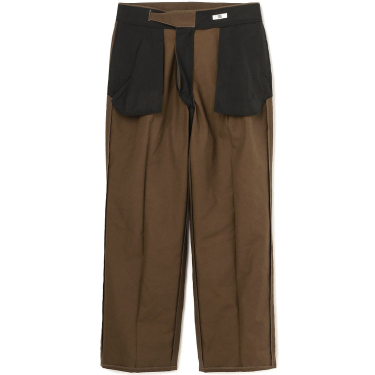 シルバーライン 【Take.it.easy】ワイドグルカパンツ/ブラウン/British millerain cotton100%/※裾上げ必要 茶中間
