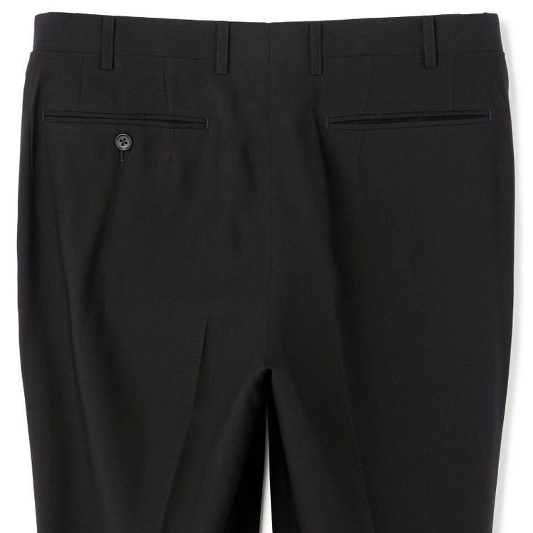 シルバーライン 【CLASSICO TAPERED】【春夏】2釦シングルフォーマルスーツ 1タック/スーパーブラック/ウエストムーブ/※裾上げ必要 黒