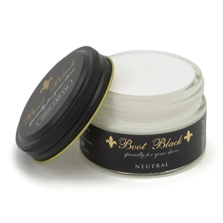 スーツセレクト 【Boot Black】ツヤ革専用クリーム【ニュートラル無色/NEUTRAL】 オフホワイト