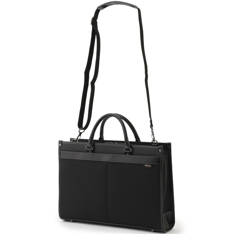 スーツセレクト ブリーフケース/ブラック/CORDURA（ショルダーストラップ付き） 黒