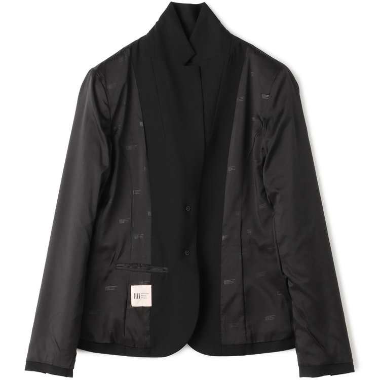 ブラックライン 【SUIT SELECT×Samantha Thavasa】【年間】2釦ジャケット/究極のブラック/4S/マシンウォシャブル 黒