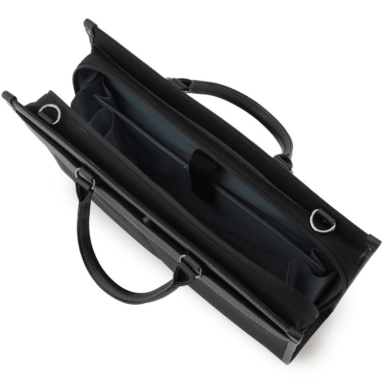 スーツセレクト ブリーフケース/ブラック/CORDURA（ショルダーストラップ付き） 黒