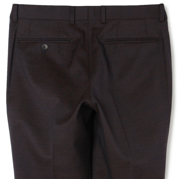 シルバーライン 【発送在庫あり】【CLASSICO TAPERED】【年間】2釦シングルスリーピーススーツ 1タック/ブラウン/※裾上げ必要 茶中間