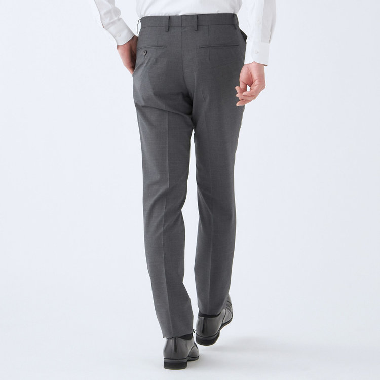 シルバーライン 【CLASSICO TAPERED】【年間】2釦シングルスーツ 1タック/グレー/パンツウォシャブル/※裾上げ必要 グレー中間