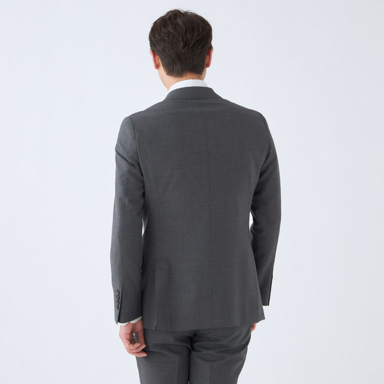 シルバーライン 【CLASSICO TAPERED】【年間】2釦シングルスーツ 1タック/グレー/パンツウォシャブル/※裾上げ必要 グレー中間