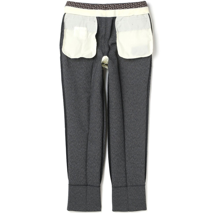 シルバーライン 【CLASSICO TAPERED】【秋冬】コーディネートパンツ付き/2釦シングルスーツ 1タック/グレー×ハウンドトゥース+ブラックソリッドパンツ/ウエストムーブ/4S SUSTAINABILITY&ECOLOGY FABRIC/※パンツ裾上げ済仕様 グレー中間