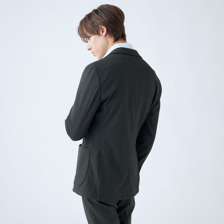 シルバーライン 【RBC】【秋冬】2釦ジャケット/ダークグリーン/パッチポケット/4S SUSTAINABILITY&ECOLOGY FABRIC 緑濃色