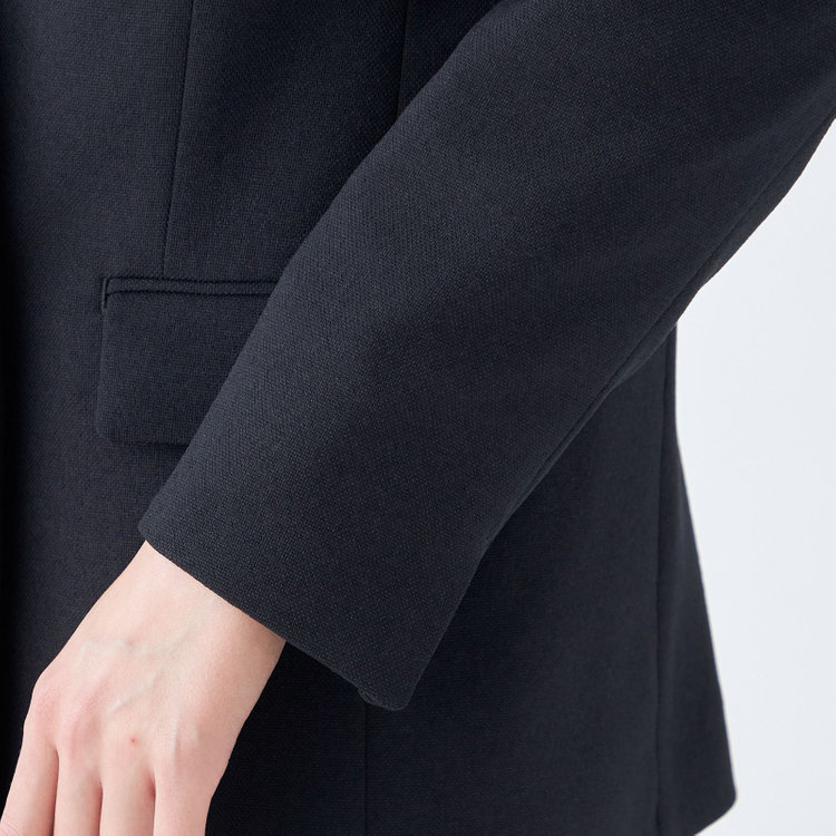 シルバーライン 【SL】【秋冬】4釦1掛けダブルジャケット/ネイビー/2WAYストレッチ/ウォッシャブル 紺中間