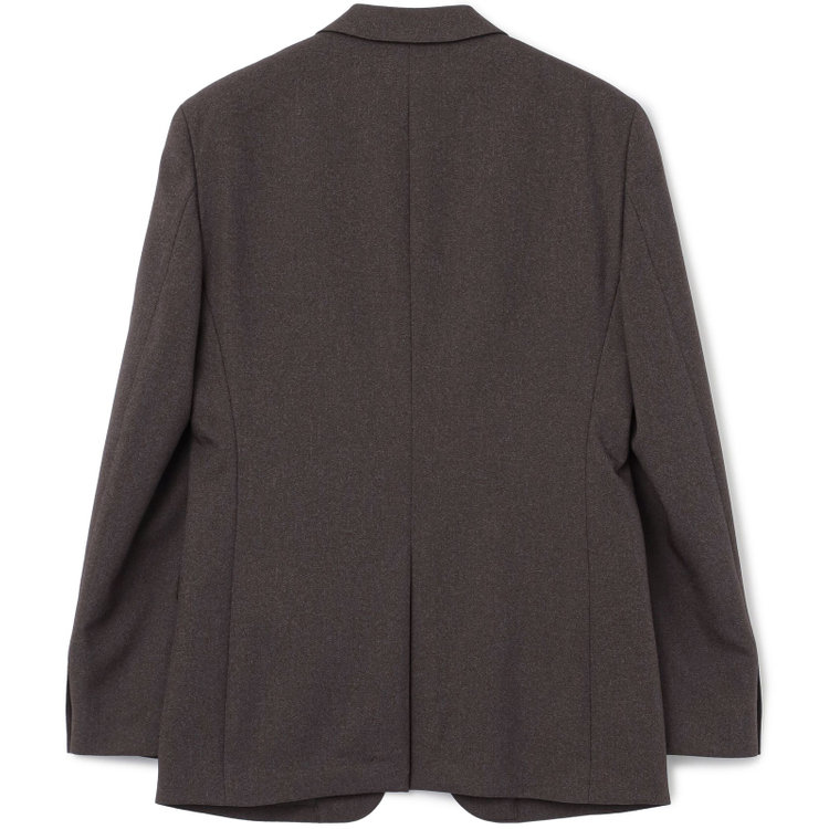 ブラックライン 【SLIM TAPERED_2】【年間】2釦シングルスーツ 0タック/ブラウン/ウエストシャーリング/4S SUSTAINABILITY&ECOLOGY FABRIC/ウォッシャブル/※パンツ裾上げ済仕様 茶中間