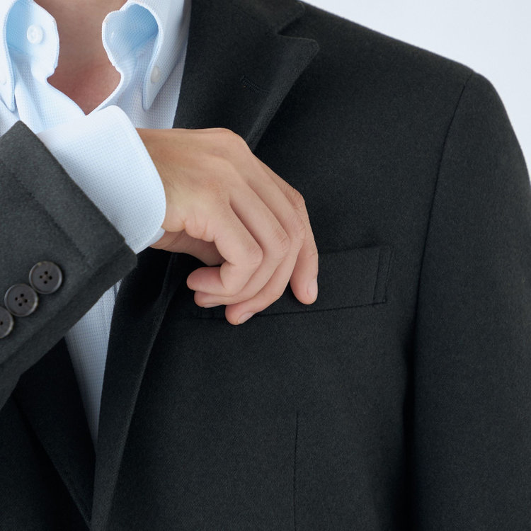 シルバーライン 【RBC】【秋冬】2釦ジャケット/ダークグリーン/パッチポケット/4S SUSTAINABILITY&ECOLOGY FABRIC 緑濃色