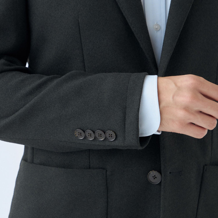 シルバーライン 【RBC】【秋冬】2釦ジャケット/ダークグリーン/パッチポケット/4S SUSTAINABILITY&ECOLOGY FABRIC 緑濃色