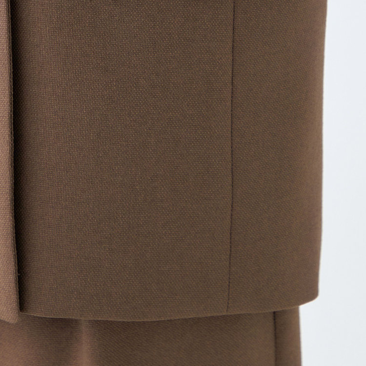 シルバーライン 【SL】【秋冬】4釦1掛けダブルジャケット/ブラウン/2WAYストレッチ/ウォッシャブル 茶中間