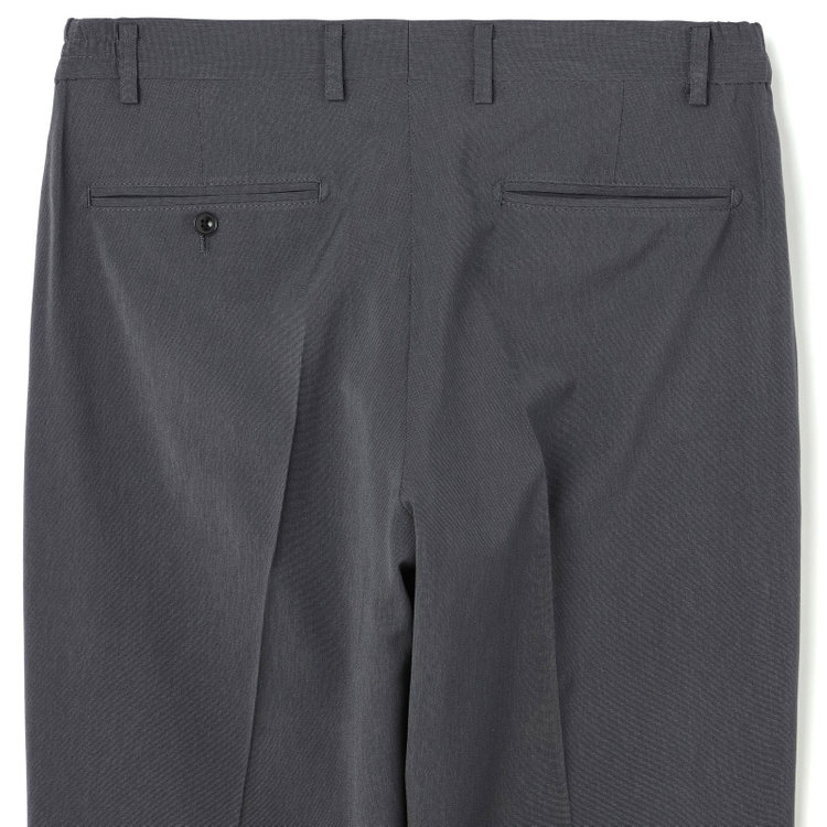 ブラックライン 【SLIM TAPERED_2】【春夏】スペアパンツ付き/2釦シングルスーツ 0タック/グレー/ウエストシャーリング/4S SUSTAINABILITY/※パンツ裾上げ済仕様 グレー濃色