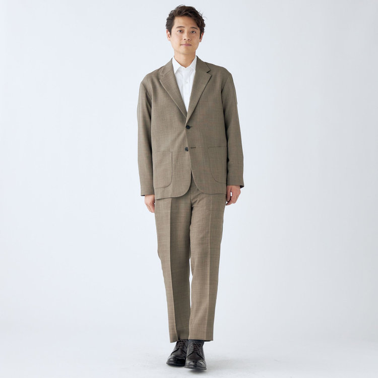 ブラックライン 【発送在庫あり】【RBC】【春夏】オーバーサイズパンツ/カーキ/ウエストシャーリング/ドローコード/4S SUSTAINABILITY&ECOLOGY FABRIC/※裾上げ済仕様 黄淡色