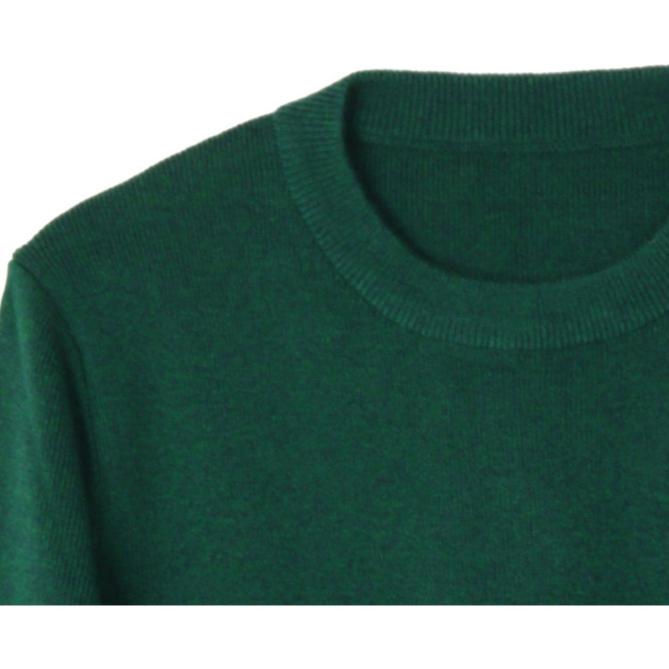 ブラックライン 【WEB限定/OUTLET】【SL】【秋冬】ウールコットン クルーネック ニットセーター/グリーン グリーン系(緑)