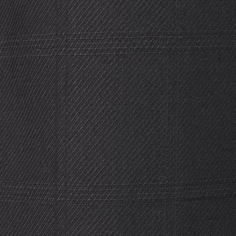 スーツセレクト 【CLASSICO TAPERED】【秋冬】2釦シングルスーツ 1タック/ブラック×シャドーチェック/ウォッシャブルパンツ ブラック系(黒)