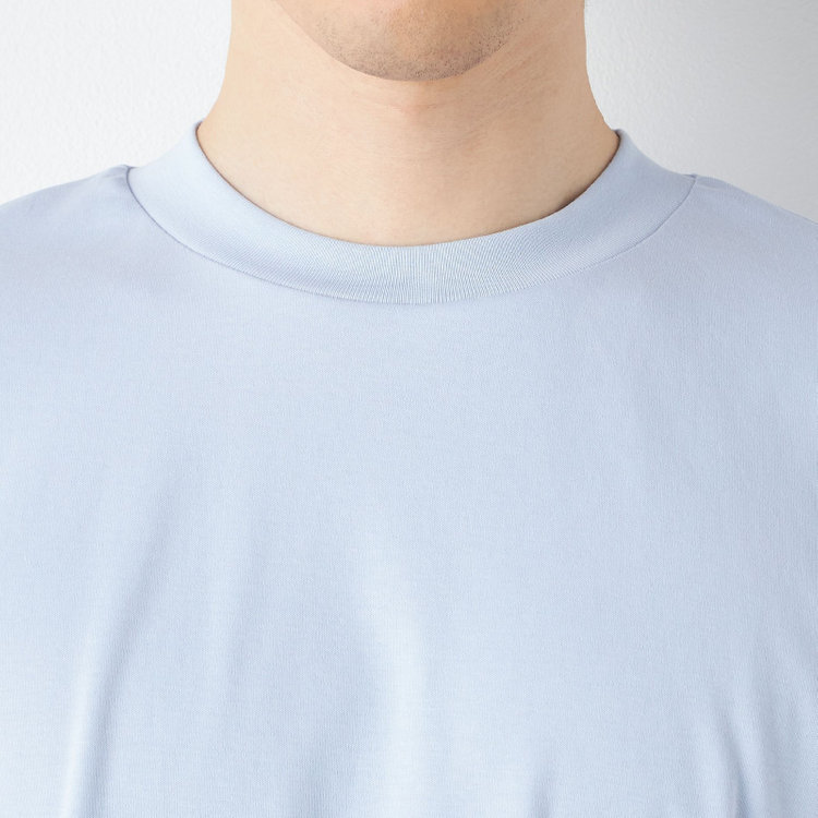シルバーライン 【発送在庫あり】【スーツ屋が作った】BIZ Tシャツ/ブルー 青中間