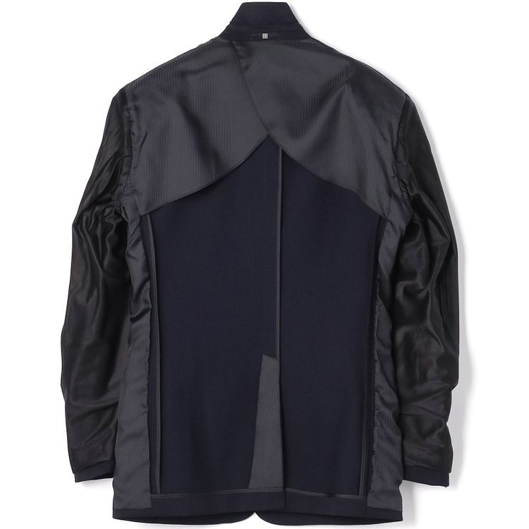 SUIT SELECT　アウトレット 【WEB限定/OUTLET/汚れ・キズ等有】【KSW】【年間】2釦シングルスーツ 0タック/ネイビー/ウエストシャーリング/ウォッシャブル/MOVING STRETCH/※裾上げ必要 紺中間