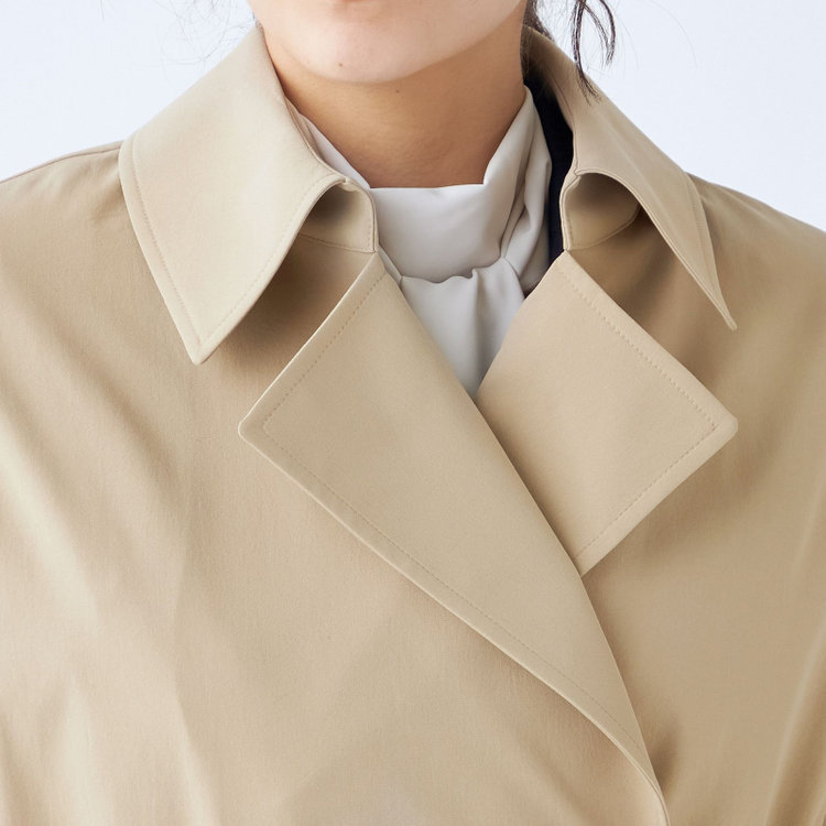 ブラックライン 【BL】【秋冬】ダブルトレンチベルテッドコート/ベージュ 茶淡色