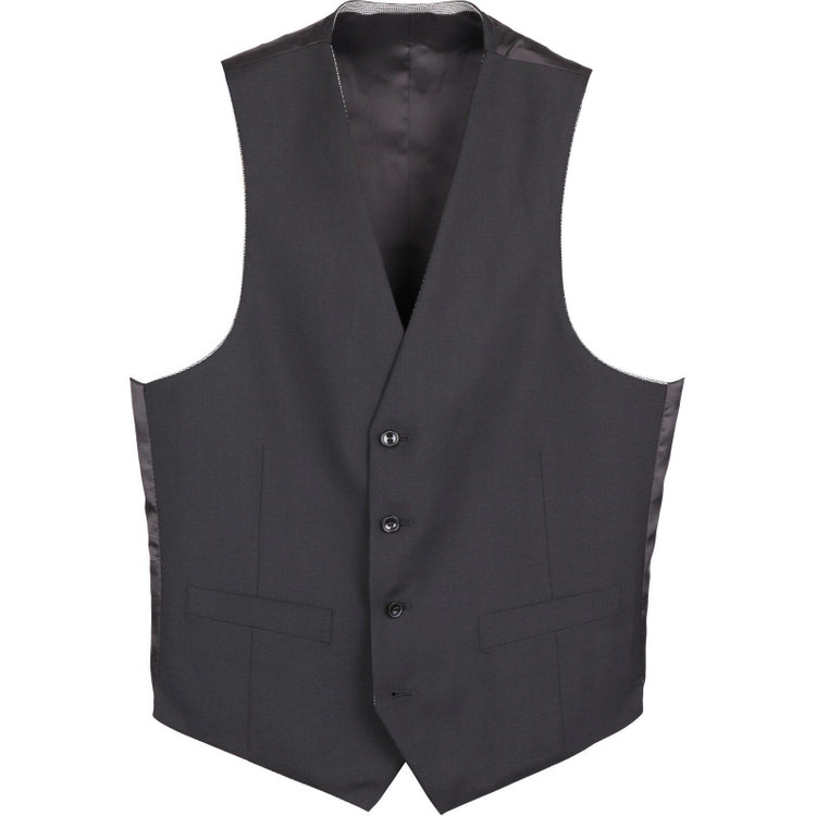 ブラックライン 【BL】【年間】リバーシブルジレ(ベスト)/グレー×バーズアイ＆ブラック ブラック系(黒)