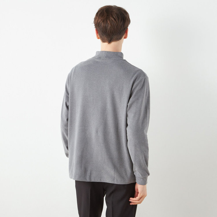 スーツセレクト  【RBC/長袖】ピーチフェイスモック/グレー グレー中間