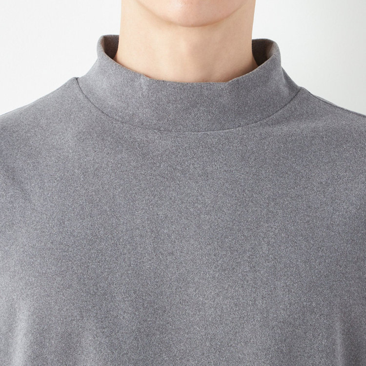 スーツセレクト  【RBC/長袖】ピーチフェイスモック/グレー グレー中間